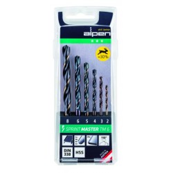 ALPEN SERIE/SET PUNTE TRAPANO HSS SPRINT MASTER 6PZ FER098745 07/24