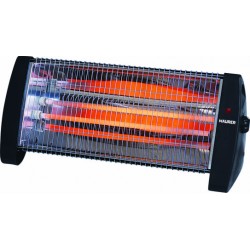 MAURER STUFA ELETTRICA ALOGENA AL QUARZO TAKAROA 500-1000-1500W FER099664 10/24