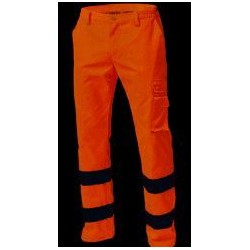 PANTALONE ARANCIO COTONE L ART380411 0//24