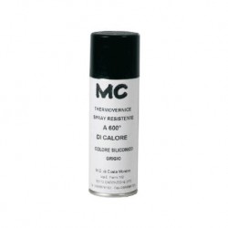 MC SPRAY SILICONICO NERO STUFE LEGNA 400ml ALTA TEMP. (BOCOL) 09/23