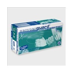 SEMPERGUARD GUANTO MONOUSO  NITRILE BLU S (6/7) 100PZ LUSSO ART300367 05/24