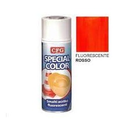 CFG SPRAY ROSSO FLUORESCENTE ROSSO 400ml (S0310) 02/24