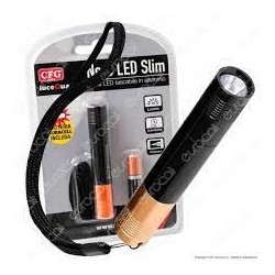 CFG TORCIA METALLO NERO LED SLIM 0,5W (EL039EXPO) 02/23