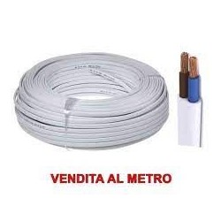 CAVO PLASTIG. 2X0,50mmq BIANCO ( FF5H03VVF20.50B ) 02/24