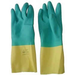 GUANTI BICOLOR GIALLO/VERDE FELPATI 9,5-10 CEN39312 FER085875 01/24