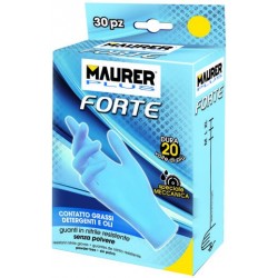 MAURER GUANTI MONOUSO NITRILE BLU M (9-9-1/2) 30PZ FER097037 10/24