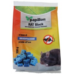 PAPILLON ESCA TOPICIDA BLOCCHI PARAFF. 300g  VELENO TOPI FER051941 11/24